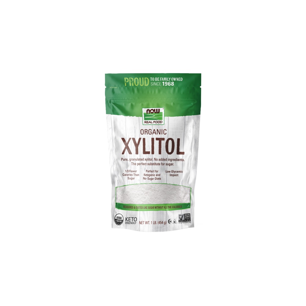 Now Vitamins - Xylitol, Organic 1 lb.