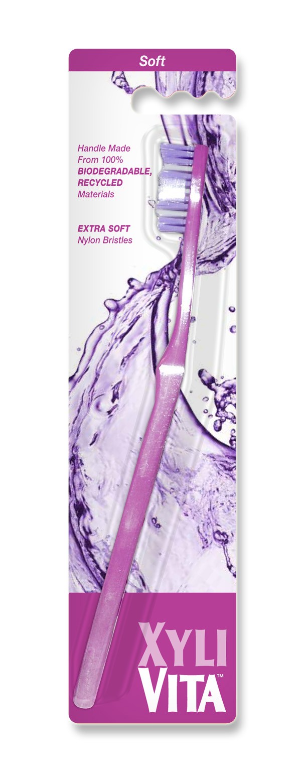 XyliVita - Medium Toothbrush Acai Purple
