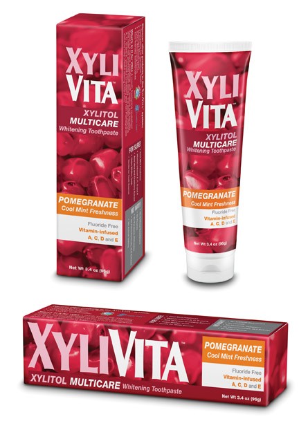 XyliVita - Multicare Whitening Toothpaste Pomegranate 3.4 oz