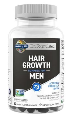 Garden of Life - Dr. Formulated Hair Growth For Men Gummies 60 Berry Flavor