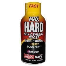 Swiss Navy - MAX HARD sex & energy boost 12 / 2oz liquid Mixed Berry Flavor