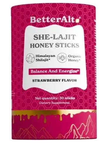 Better Alt - SHE-lajit Honey Sticks Strawberry 30 Sticks