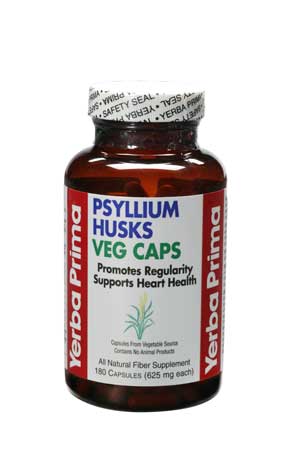 Yerba Prima Psyllium Husks 180 capvegi