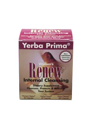 Yerba Prima Women's Renew Internal Cleansing Program 3 pc-OUT OF STOCK