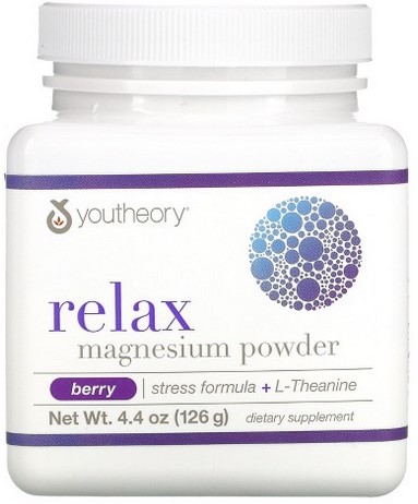 Youtheory Relax Magnesium Powder 4.4 ounce