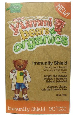 Yummi Bears Organic Yummi Bears Immunity Shield 90 ct-OUT OF STOCK
