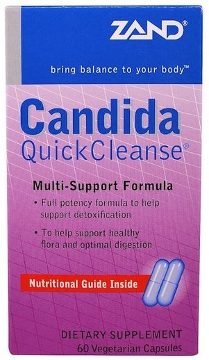 Zand Candida QuickCleanse 60 cap vegi