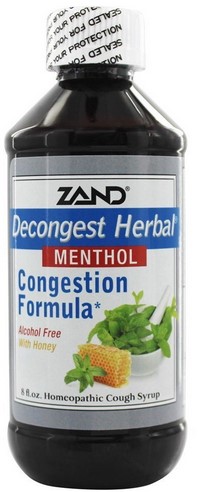 Zand Decongest Herbal Cough Syrup 8 oz-UNAVAILABLE