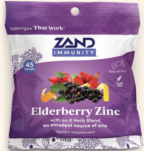 Zand Herbal Elderberry Zinc 45 Lozenge