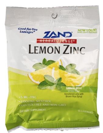 Zand HerbaLozenge Lemon-Zinc 15 loz