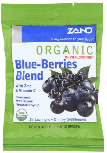 Zand HerbaLozenge Organic Blue Berries 18 loz