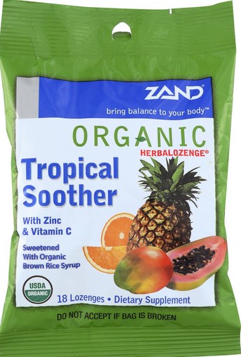 Zand HerbaLozenge Organic Tropical 18 loz