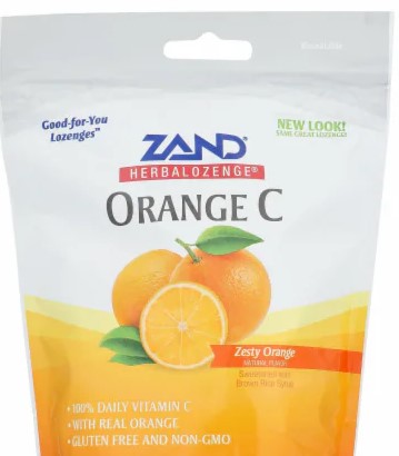 Zand Orange C Orange 50 Lozenge