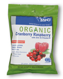 Zand - Organic HerbaLozenge Cranberry Raspberry CranRasp 18 Loz