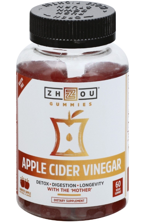 Zhou Apple Cider Vinegar Harvest Apple 60 Gummy