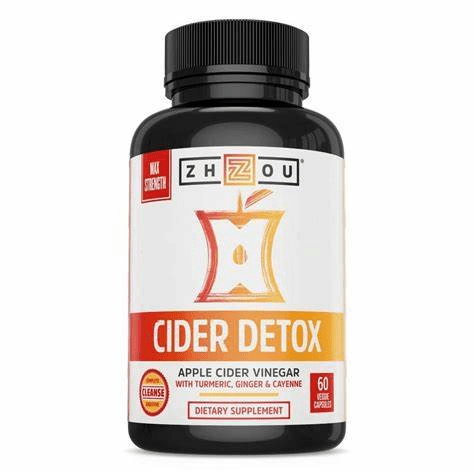 Zhou Cider Detox, Veg Cap (Btl-Plastic) 650mg 60ct