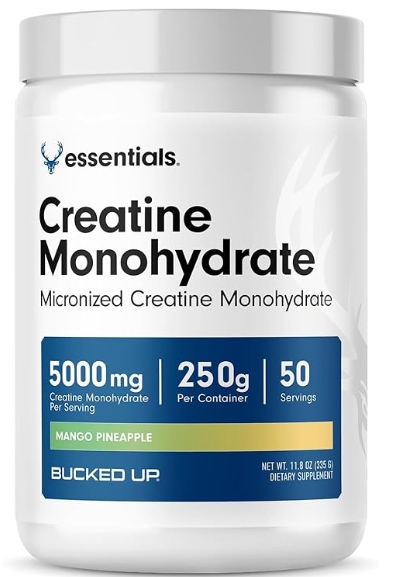 Bucked Up Bucked Up Essentials Creatine Monohydrate 50 Servings Mango Pineapple