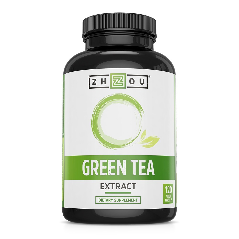 Zhou Green Tea Extract, Veg Cap (Btl-Plastic) 500mg 120ct