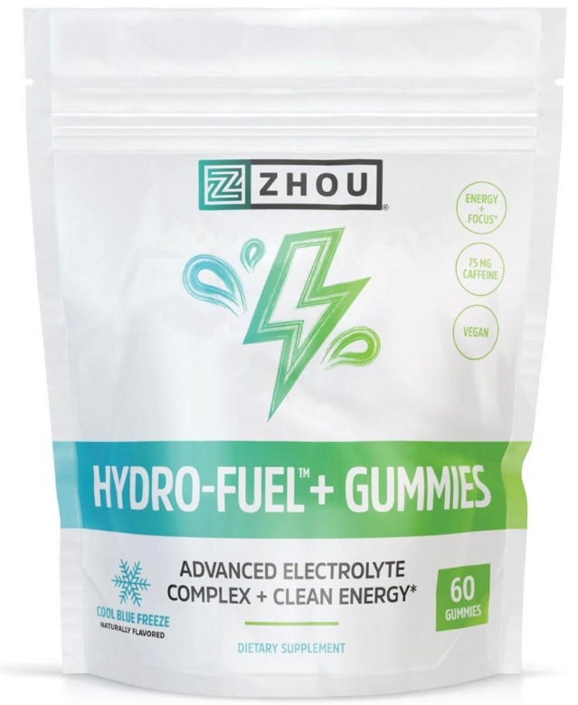 Zhou Hydro-Fuel Gummies Cool Blue Freeze 60 Gummy