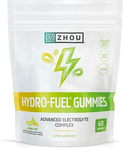Zhou Hydro-Fuel Gummies Lemon Lime 60 Gummy