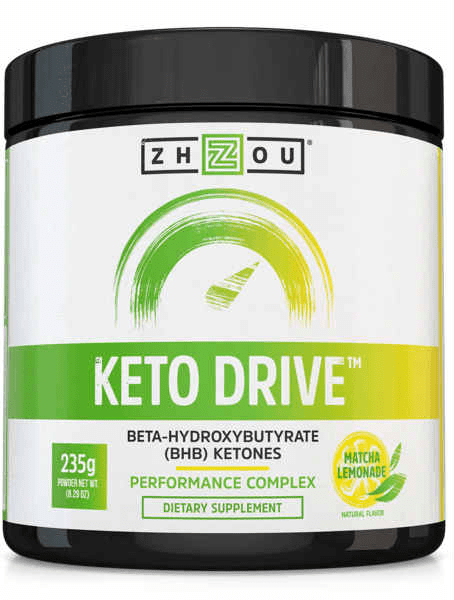 Zhou Keto Drive (BHB) Ketones, Lemon (Jar) 8.3oz      TEMPORARILY UNAVAILABLE