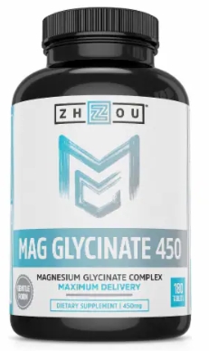 Zhou Mag Glycinate  180 Veg Capsule