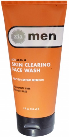 Zia - Mens ActiClean Skin Clearing Facewash 5 oz