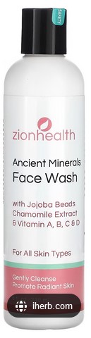 Zion Health Ancient Clay Face Wash 8Oz