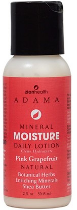 Zion Health Moisture Intense Lotion Pink Grapefruit 2Oz