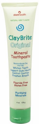 Zion Health Oral Care ClayBrite  3.2oz