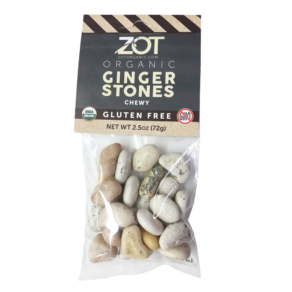 ZOT Organic Chewy Ginger Stones 2.5 oz-OUT OF STOCK