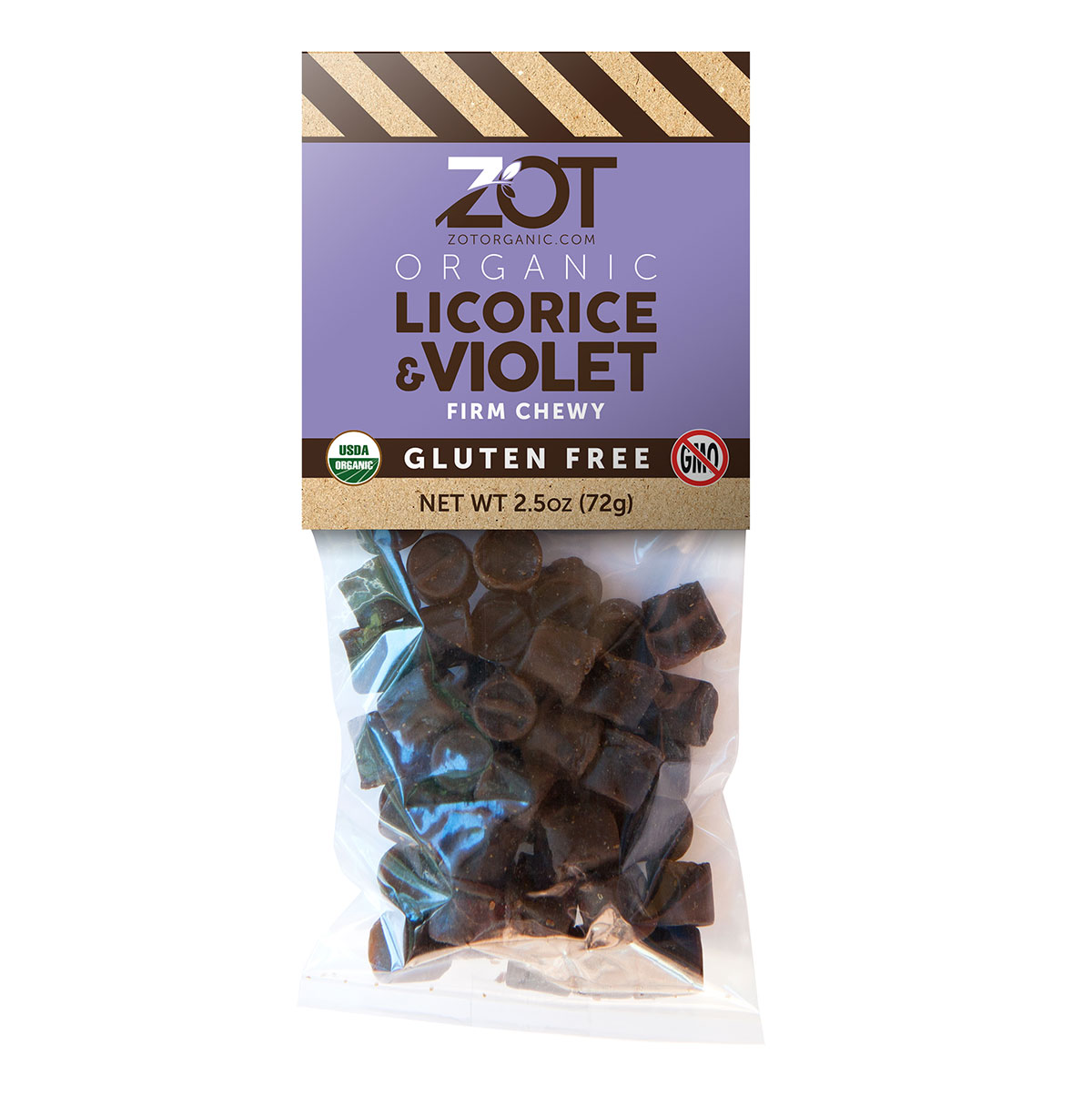 ZOT Organic Chewy Licorice with Violet 2.5 oz-OUT OF STOCK