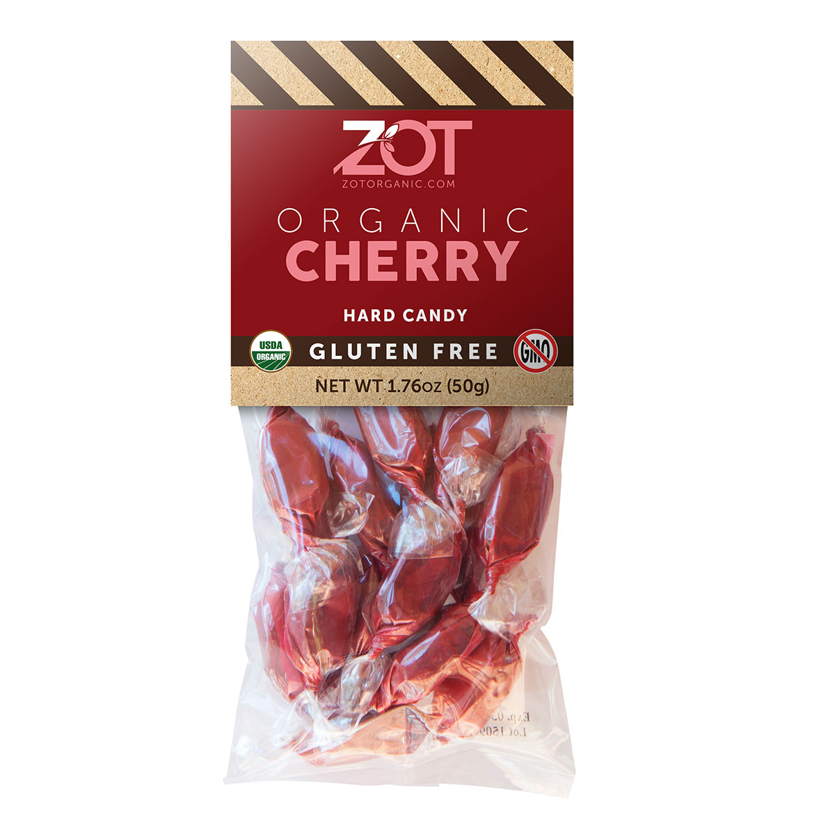ZOT Organic Hard Candy Cherry 1.76 oz-OUT OF STOCK