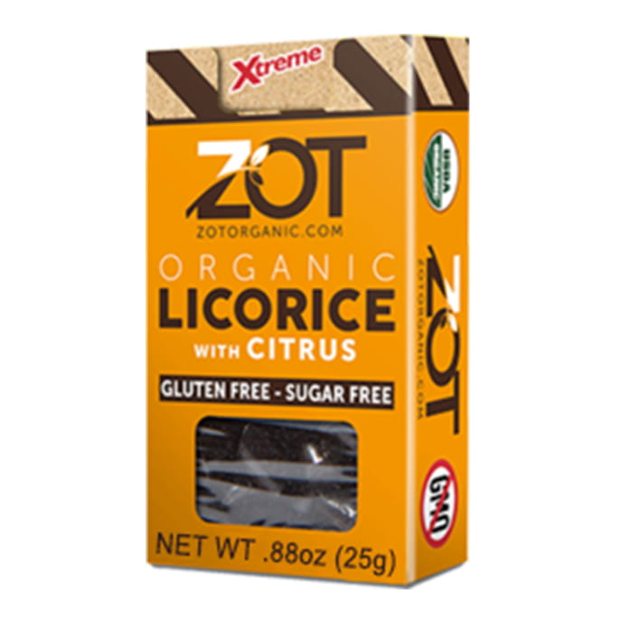 ZOT Organic Licorice Extr. Citrus 0.88 oz-OUT OF STOCK