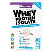 100% Natural Whey Protein Isolate Powder, Natural French Vanilla Flavor, 1.1 oz x 8 Packets, Bluebonnet Nutrition