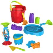 14 Piece Bucket Playset for Sand & Water Fun, for Ages 2+ Years, 1 Set