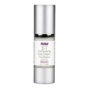 2 In 1 Correcting Eye Cream (Tighten & Brighten), 1 oz, NOW Foods
