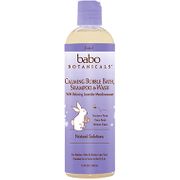 3 in 1 Calming Bubble Bath, Shampoo & Wash, Lavender Meadowsweet, 15 oz, Babo Botanicals