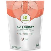3 in 1 Laundry Powder Detergent Pods, Gardenia, 24 Loads, 13.5 oz (384 g), Grab Green