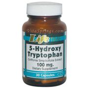 5-HTP 100 mg (5-Hydroxy Tryptophan), 30 Capsules, LifeTime