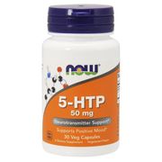 5-HTP 50 mg 5-Hydroxy-L-Tryptophan, 30 Capsules, NOW Foods