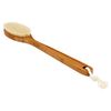 81 Dark Bamboo Oval Style Body Brush with Natural Bristles