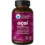 Acai 8000 mg, 60 Capsules, Vitamin World