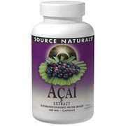 Acai Extract 500 mg Vegetarian, 60 Vegi Caps, Source Naturals