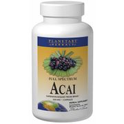 Acai Full Spectrum 500mg, 120 Capsules, Planetary Herbals