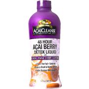 AcaiCleanse 48 Hour Acai Detox Liquid (Acai Cleanse) 32 oz, Garden Greens