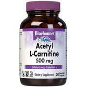 Acetyl L-Carnitine 500 mg, 30 Vegetable Capsules, Bluebonnet Nutrition