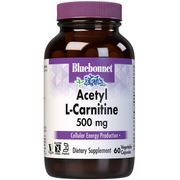 Acetyl L-Carnitine 500 mg, 60 Vegetable Capsules, Bluebonnet Nutrition