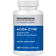 Acida-Zyme for Digestive Health, 180 Vegetable Capsules, Progressive Laboratories