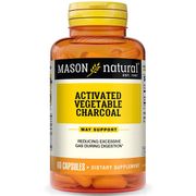 Activated Vegetable Charcoal, 60 Capsules, Mason Natural